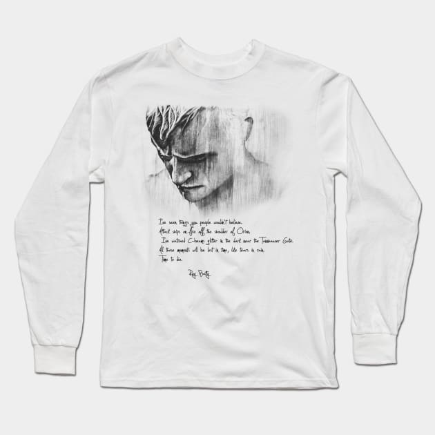 Like tears in rain Long Sleeve T-Shirt by ramonagbrl